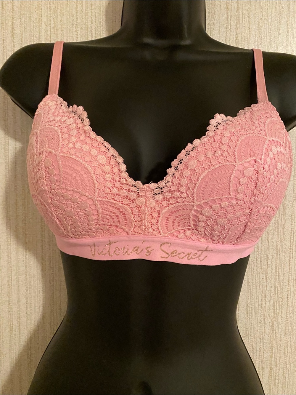 Victoria's Secret Pink Lace Wireless Bralette